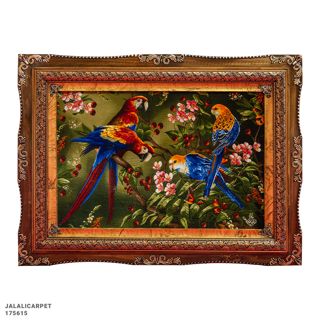 تابلوفرش پرنده 50 رج