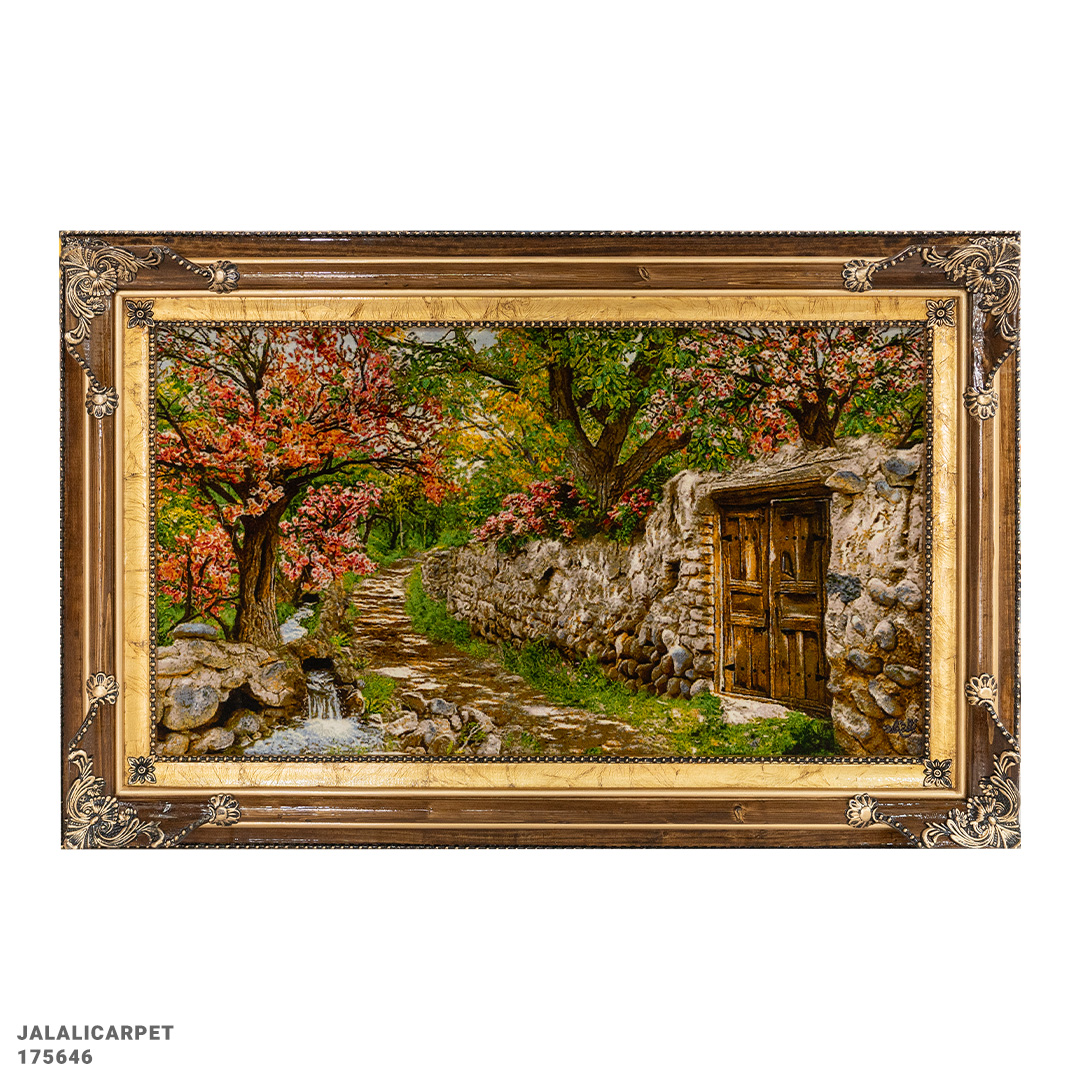 تابلوفرش کوچه باغ 50 رج