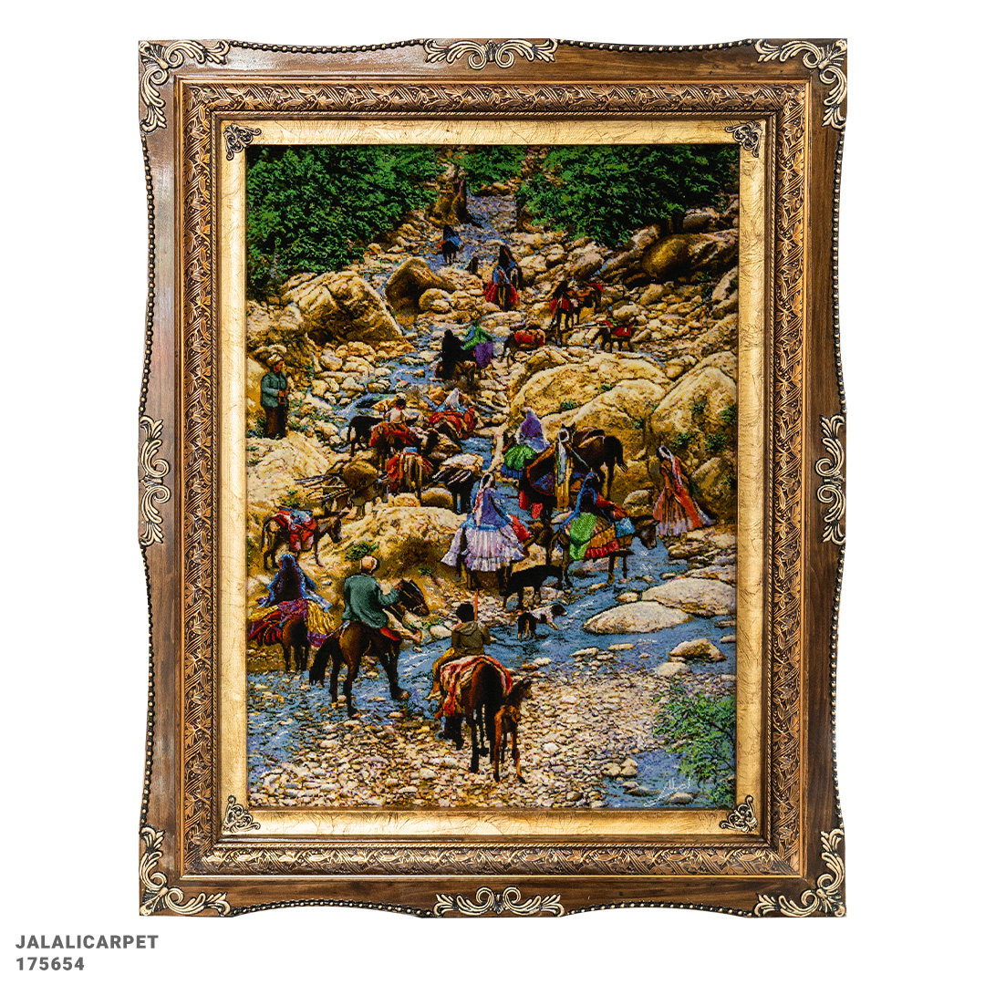 تابلوفرش کوچ عشایر 50 رج