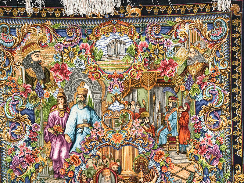 The Rich Tapestry of Iranian Handwoven Silk Carpets
