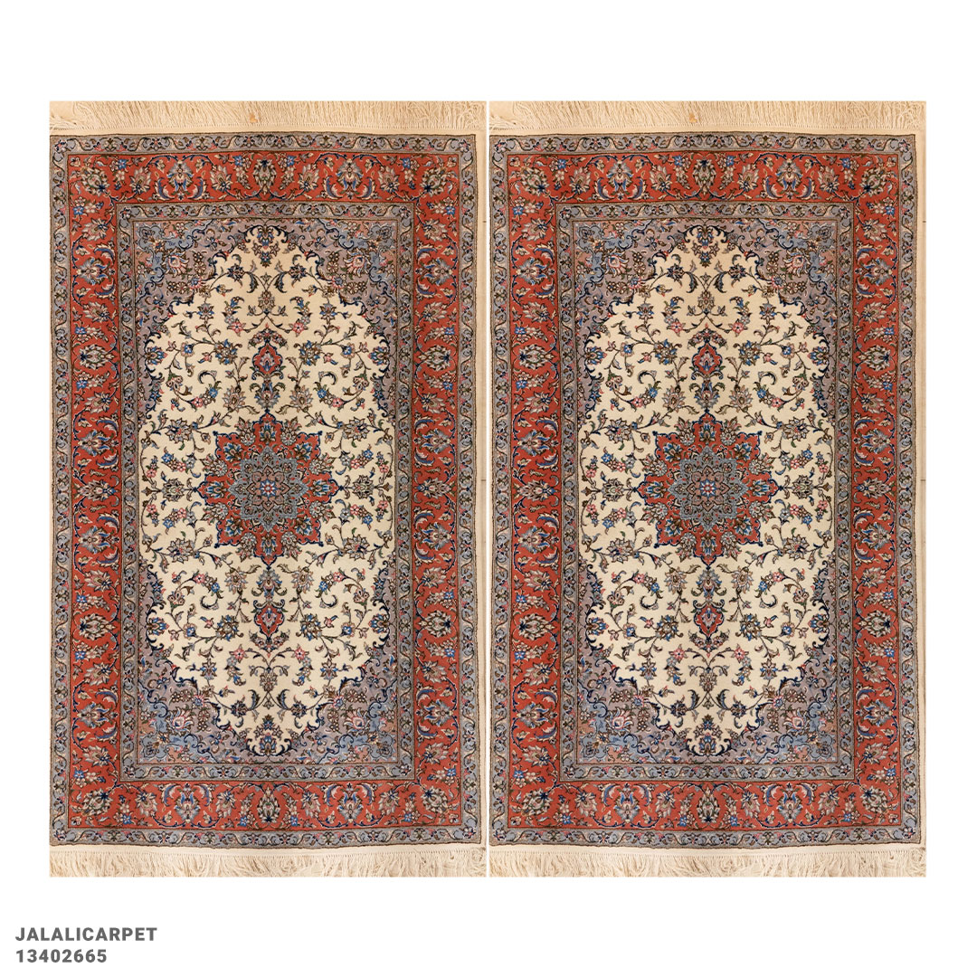 جفت قالیچه اردکان یزد 32 رج